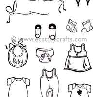 LeCrea Clear Stamp - Baby Things