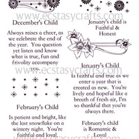 Creative Expressions - Clear Stamps - Winter's Child