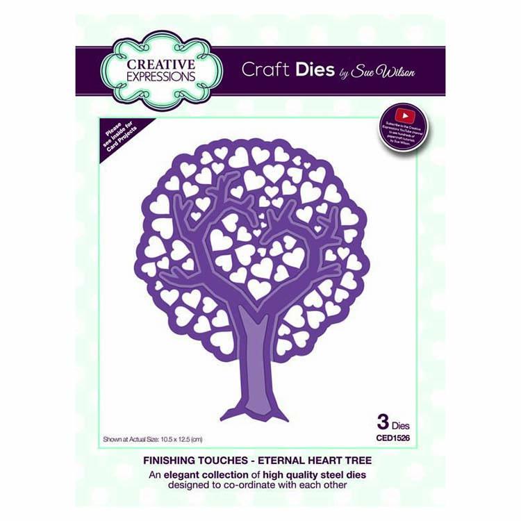 Dies by Sue Wilson Finishing Touches Collection Eternal Heart Tree