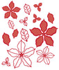 Sue Wilson Dies - Festive Collection - Poinsettia Additions