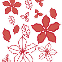 Sue Wilson Dies - Festive Collection - Poinsettia Additions