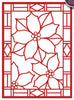 Sue Wilson Dies - Festive Collection - Stained Glass - Poinsettia