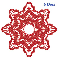 Sue Wilson Dies - Festive Collection - Scalloped Snowflake Frame Die