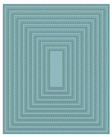 Sue Wilson Dies - Noble  Collection - Collection Double Stitched Rectangles Die