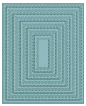 Sue Wilson Dies - Noble  Collection - Collection Double Stitched Rectangles Die