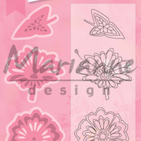 Marianne Design: Collectables Die & Stamp Set - Two Flowers