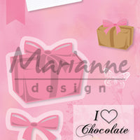 Marianne Design: Collectables Die & Stamp Set  - Box of Chocolates