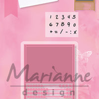 Marianne Design: Collectables Die & Stamp Set - Abacus