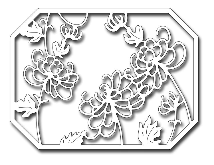 Frantic Stamper Cutting Die - Chrysthanthemum Panel