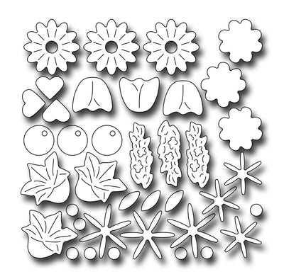 Frantic Stamper Cutting Die - Floral Confetti