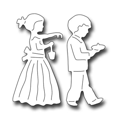 Frantic Stamper Cutting Die - Flower Girl And Ring Bearer