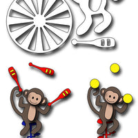 Frantic Stamper Cutting Die - Circus Monkey