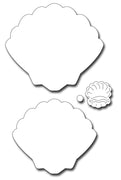 Frantic Stamper Cutting Die - Shell Shape, Shell & Pearl