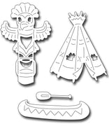 Frantic Stamper Cutting Die - Native American Icons