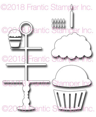 Frantic Stamper Cutting Die - Cupcakes