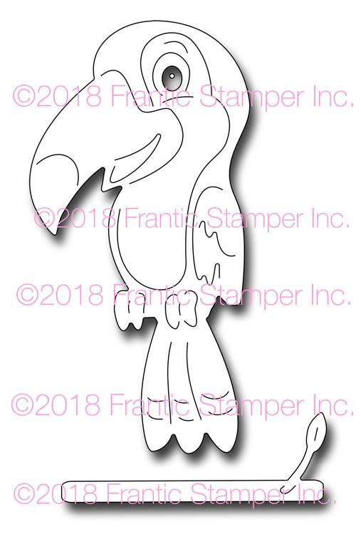 Frantic Stamper Cutting Die - Tomas the Toucan