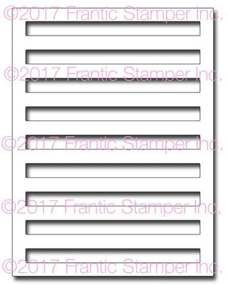 Frantic Stamper Cutting Die - Striped Card Panel