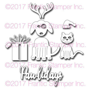 Frantic Stamper Cutting Die - Christmas Pets