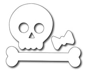 Frantic Stamper Cutting Die - Cute Skull and Crossbone