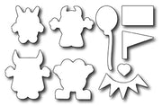 Frantic Stamper Cutting Die - Monsters Outlines