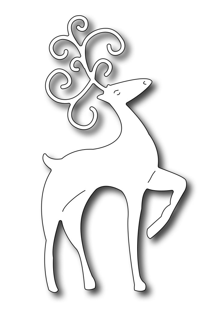 Frantic Stamper Cutting Die - Large Fancy Deer