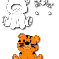 Frantic Stamper Cutting Die - Stuffed Tiger