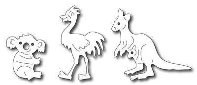 Frantic Stamper Cutting Die - Noah's Australian Animals (set of 3 dies)