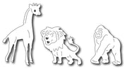 Frantic Stamper Cutting Die - Noah's African Animals #2 (set of 3 dies)