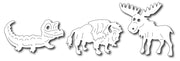 Frantic Stamper Cutting Die - Noah's North American Animals (set of 3 dies)