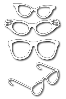 Frantic Stamper Cutting Die - Retro Glasses