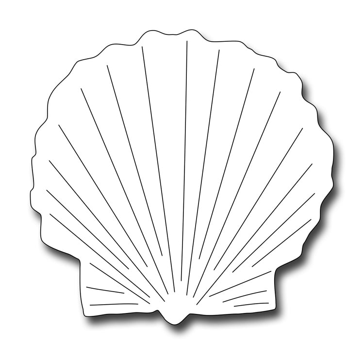 Frantic Stamper Cutting Die - Scallop Shell