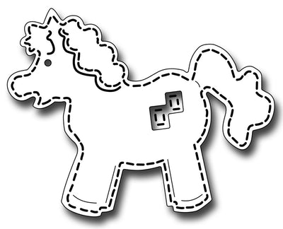 Frantic Stamper Cutting Die - Stitched Horse