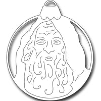 Frantic Stamper Cutting Die - Victorian Santa Round Ornament