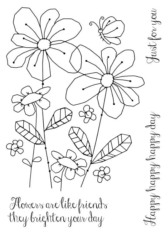 Woodware Clear Stamps - Summer Meadow