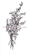 Nellie's Choice - Clear Stamp Spring - Lily of the Valley Bouquet