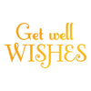 Ultimate Crafts Hotfoil Stamp - Get Well Wishes